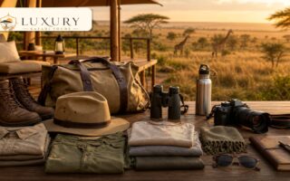 Luxury lodge or tented camp near Nairobi